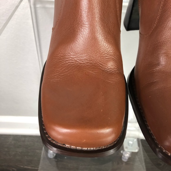Colin Stuart Leather Square Toe Boots - Picture 5 of 15